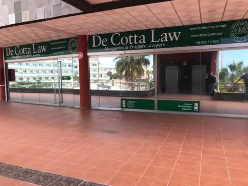 De Cotta Law Tenerife in Tenerife