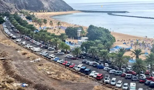 Las Teresitas Public Parking in Tenerife
